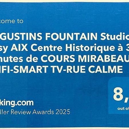 Augustins Fountain Studio Cosy Aix Centre Historique A 3 Minutes De Cours Mirabeau -Wifi-Smart Tv-Rue Calme Aix-en-Provence Ngoại thất bức ảnh
