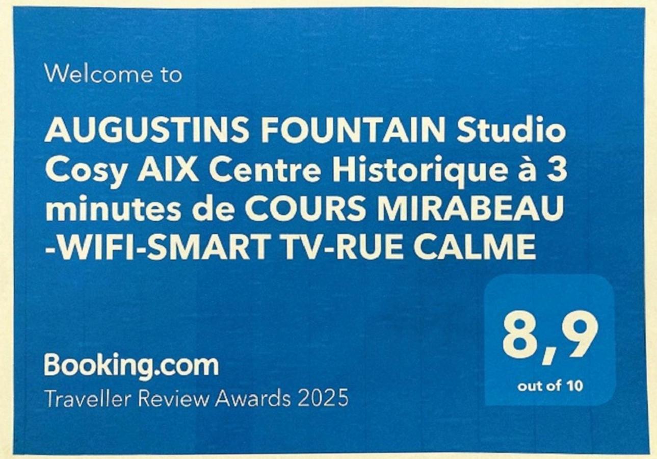 Augustins Fountain Studio Cosy Aix Centre Historique A 3 Minutes De Cours Mirabeau -Wifi-Smart Tv-Rue Calme Aix-en-Provence Ngoại thất bức ảnh